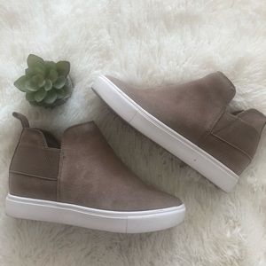 Steve Madden Suede Wedge Sneakers